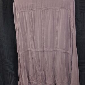 Maurices Dusty Mauve Long Sleeve Top
